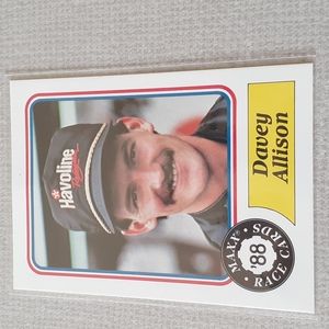 1988 Davey Allison Vintage Maxx NASCAR Rookie Card